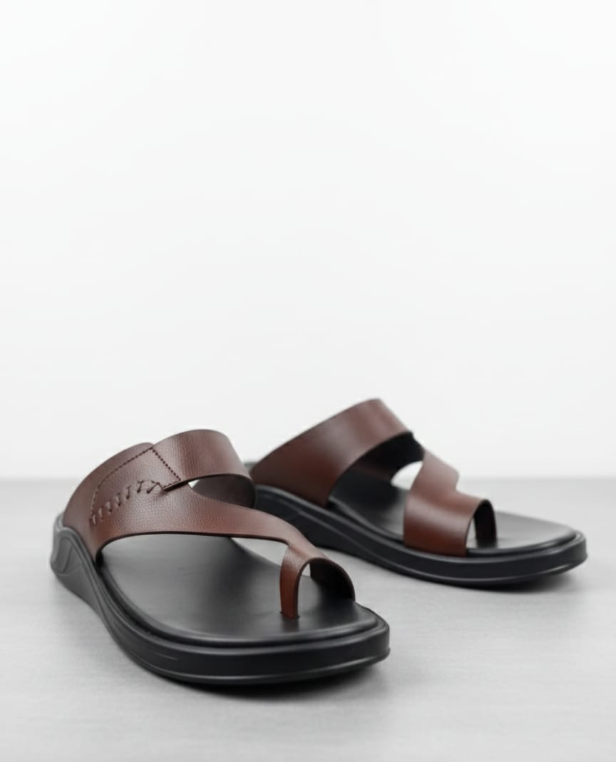 Men’s Comfort Toe-Ring Sandals with Cushioned Sole